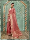 Aura By Sethnic Cotton Tissue Zari Woven Saree